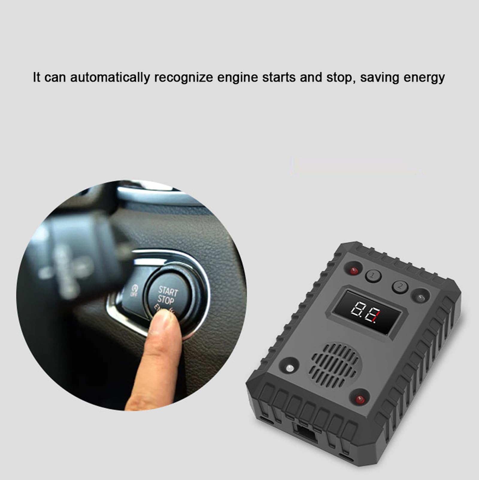 DHQDHQ Repellente per Topi sotto Il Cofano per Veicoli Ad Ultrasuoni con Luci Stroboscopiche A LED,Deterrente per Topi A Batteria per Interni,Bagagliaio di Un'Auto,Soffitta,Garage E Magazzino,1PCS