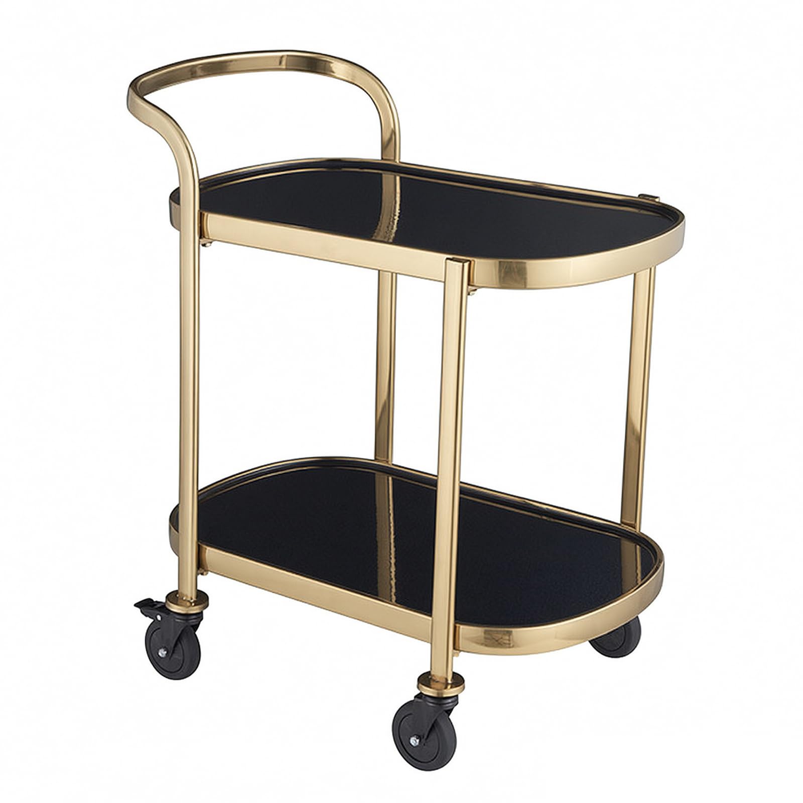 Carrello mobile da cucina con ruote bloccabili, in acciaio inox, per casa, bar, soggiorno, cucina, hotel