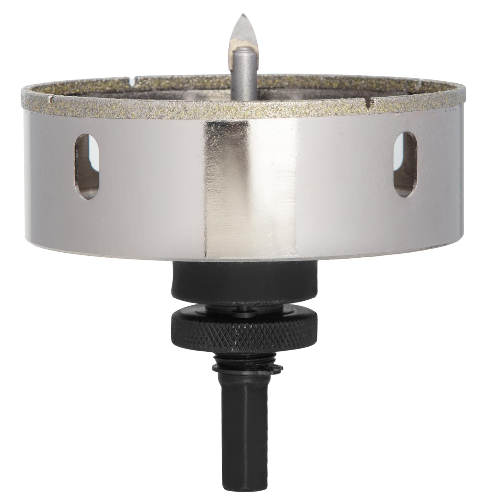 HLOFIZI 4-1/2 Inch Diamond Hole Saw Tile Hole Saw for Ceramic, Tile, Glass, Granite, Porcelain, Marble, with Guiding Drill Bit