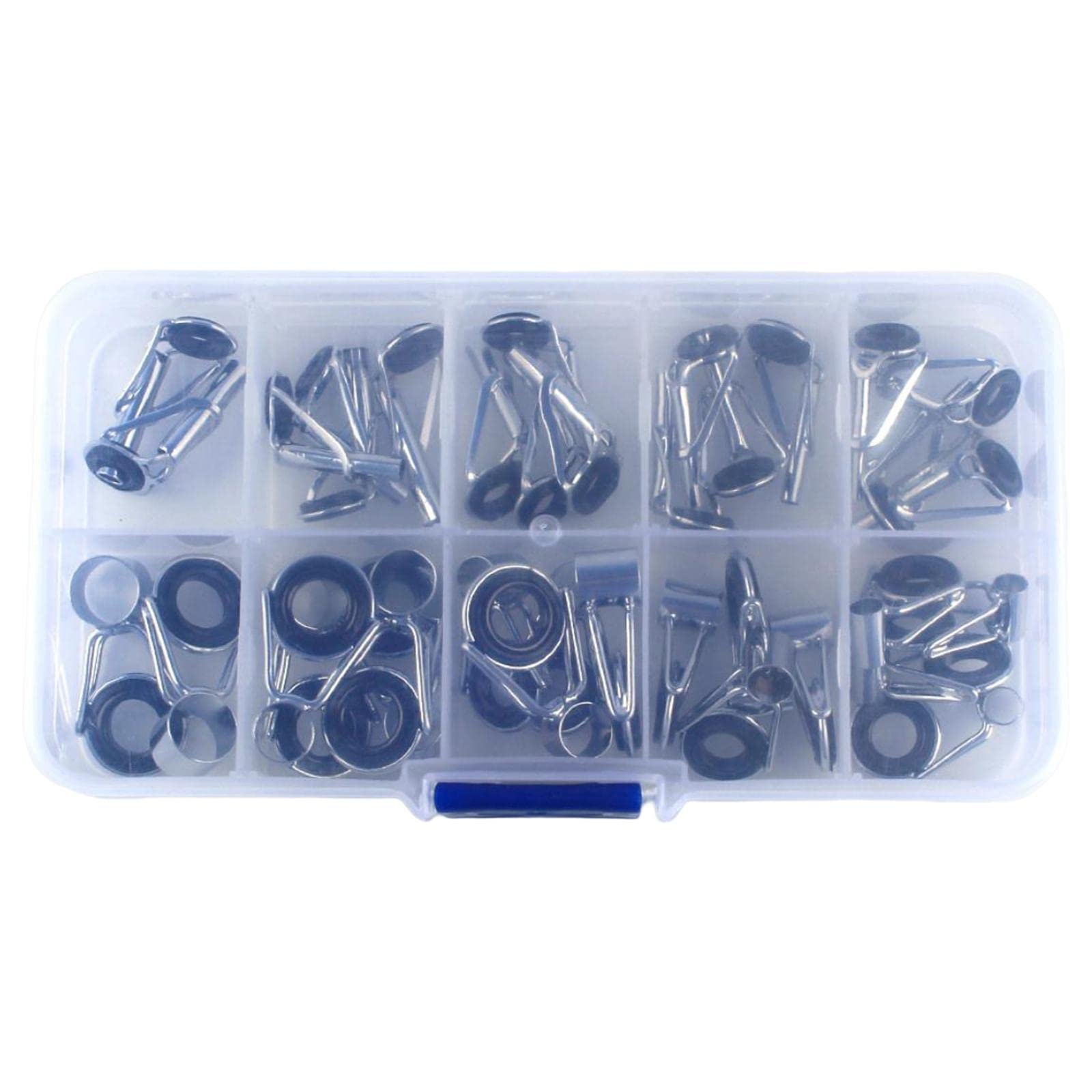 Enakshi® 36Pcs Fishing Rod Tip Ring Eye Guide DIY Stainless Steel Frames Eye Rings|Sporting Goods | Fishing | Other Fishing-image-23