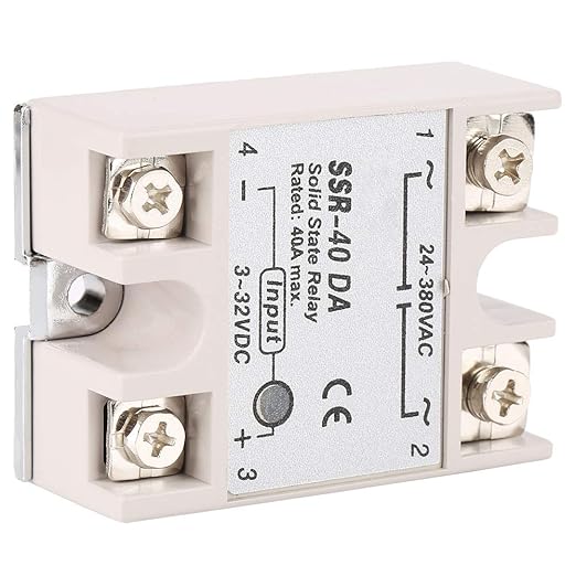 DC AC Relay, Single Phase SSR40DA Quiet 40A Input Relay for CNC