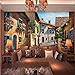 Produktbild Jukunlun 3D Wandbild Benutzerdefinierte 3D Fototapete Europäischen Stadt Landschaft Wandbild Tapete Dekor Wohnzimmer Schlafzimmer Aufkleber Tapete Papier Der Wand 3D-450X300Cm
