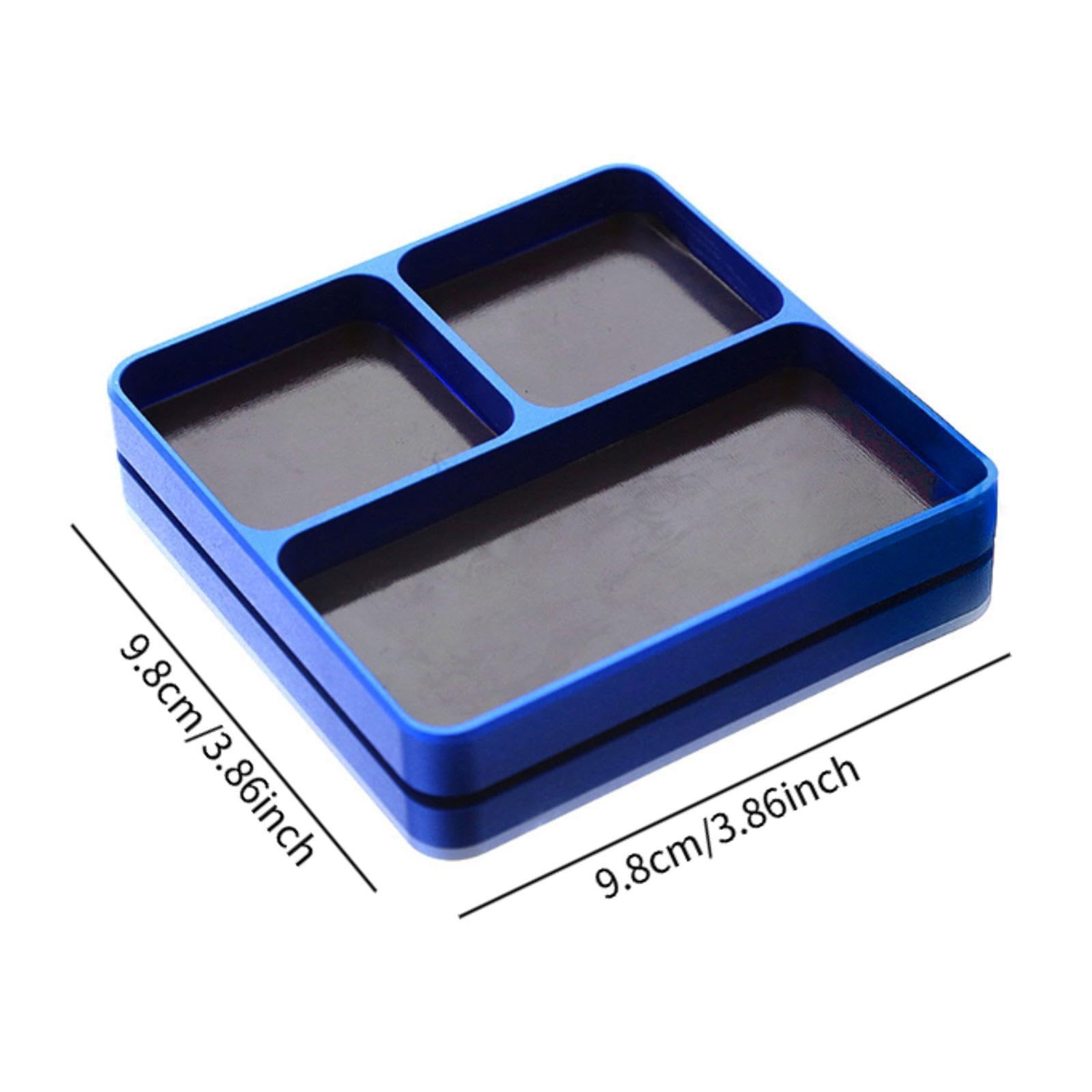 kowaku Tool Holder Tray Electronic Repair Tool Holder Bolt Nuts Storage Parts Organizer for Electronic Equipment Parts Repair Tools, Blue
