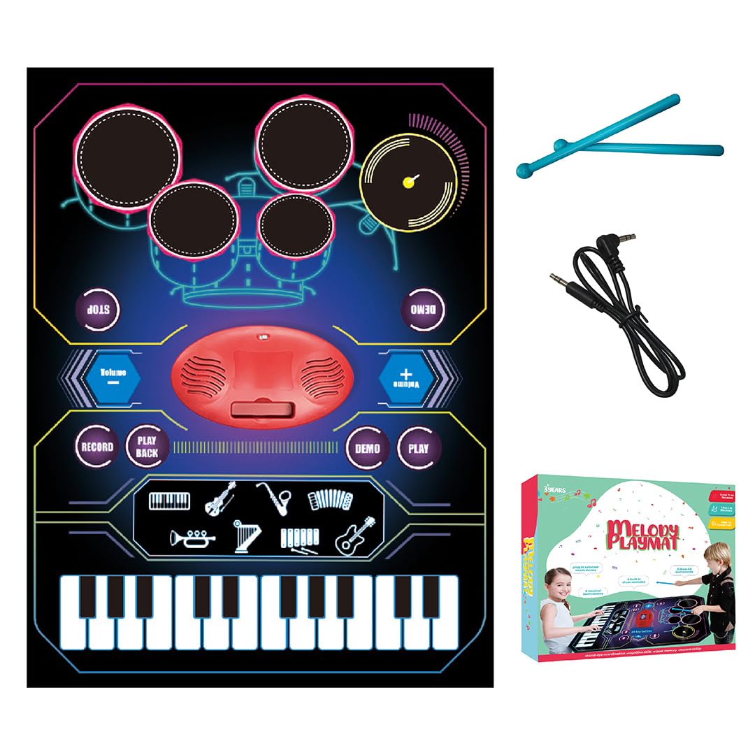 See full amazon price history chart for ELECTROBOTIC 2-in-1 Musical Jam Playmat Carpet Piano Musical Keyboard Sound Toy Drum Piano for Newborn Toddler Kids Boys Girls Toys Multi Colour Educational Musical Play Mats ELECTROBOTIC 2-in-1 Musical Jam Playmat Carpet Piano Musical Keyboard Sound Toy Drum Piano for Newborn Toddler Kids Boys Girls Toys Multi Colour Educational Musical Play Mats (B0C7QRR359) Amazon Price History, Amazon Price Tracker