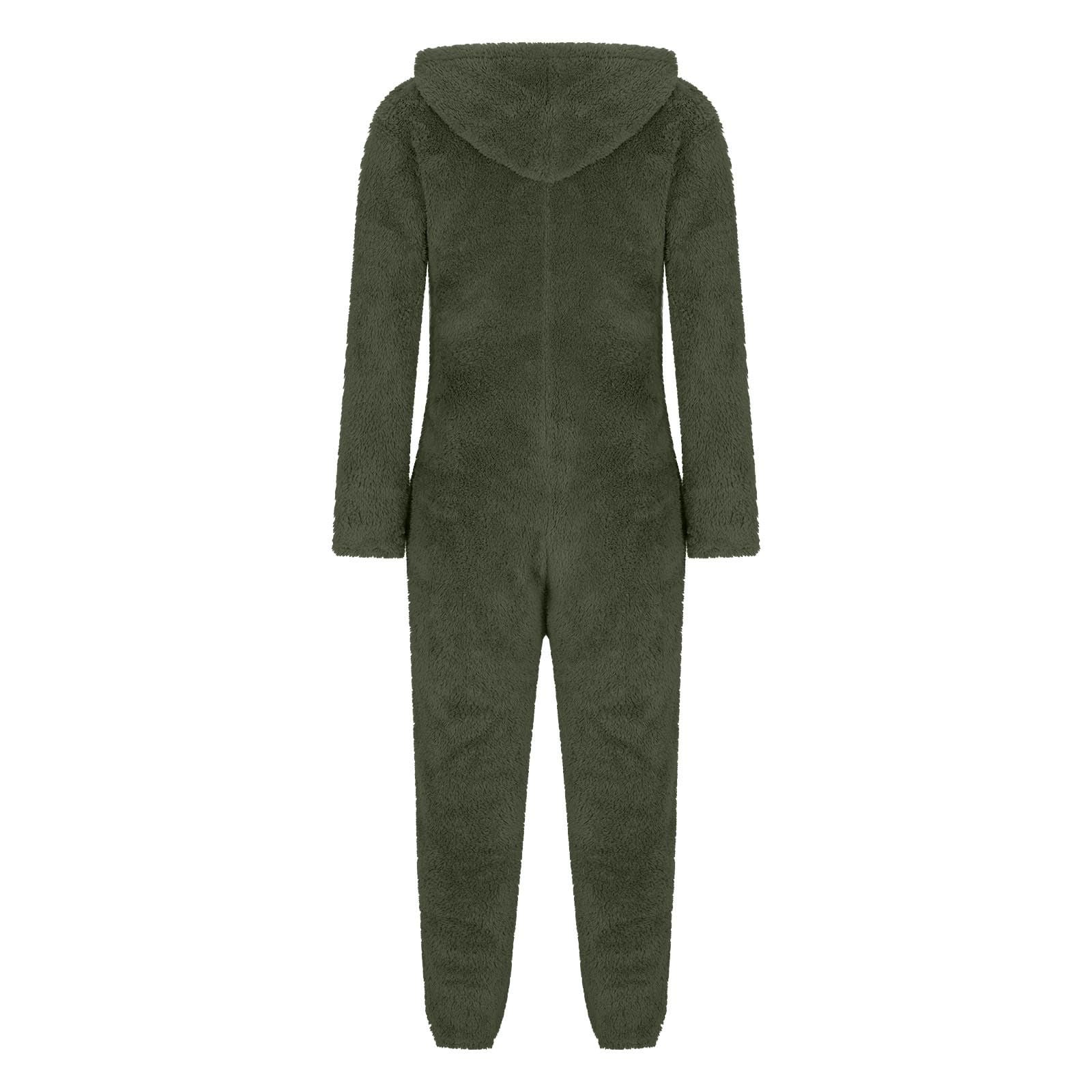 Enterizo de Invierno para Mujer, con Capucha y Forro Polar Suave.