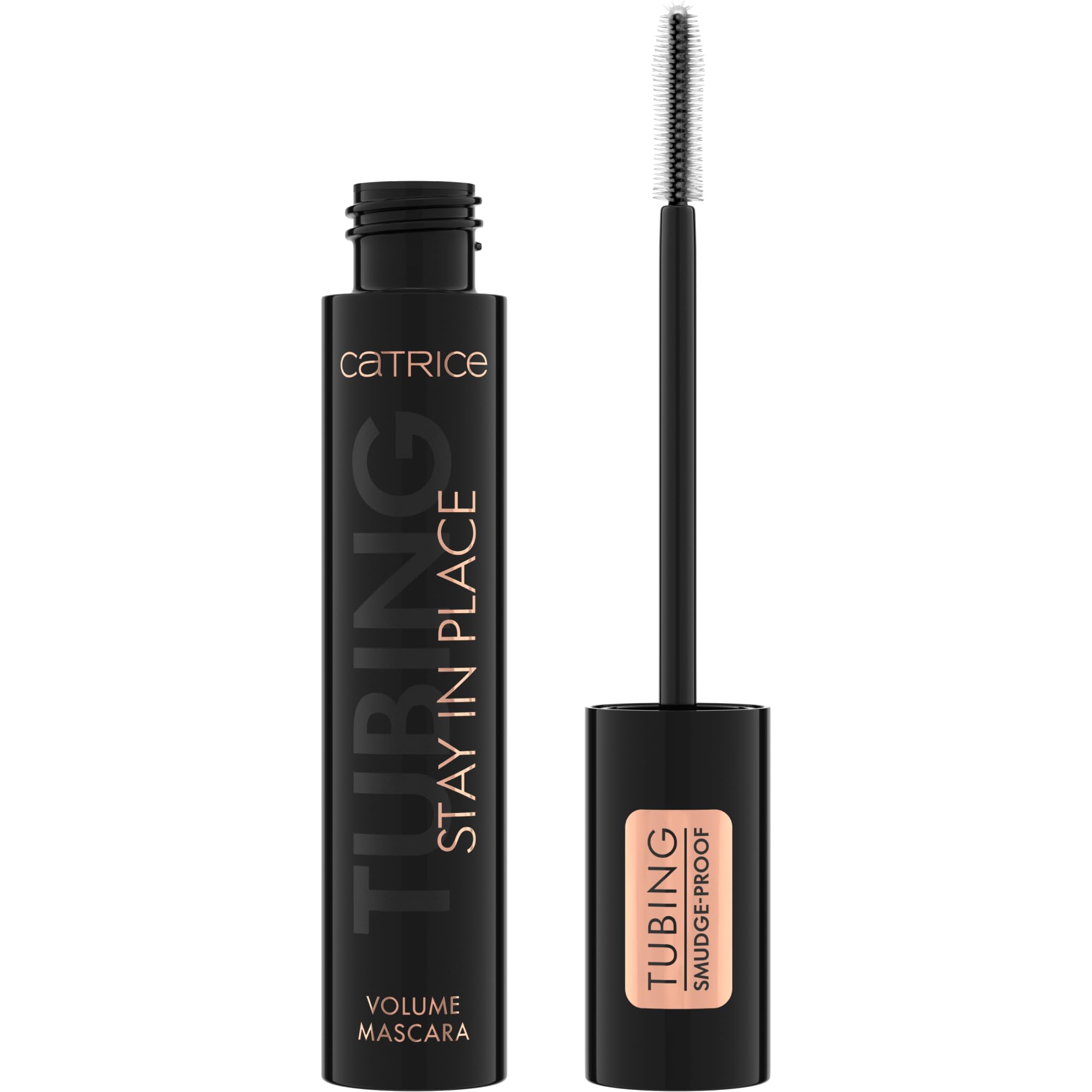 Catrice TUBING Stay In Place Volume Mascara, longlasting, volumizing, ultra black, colour intense, matte (11ml)