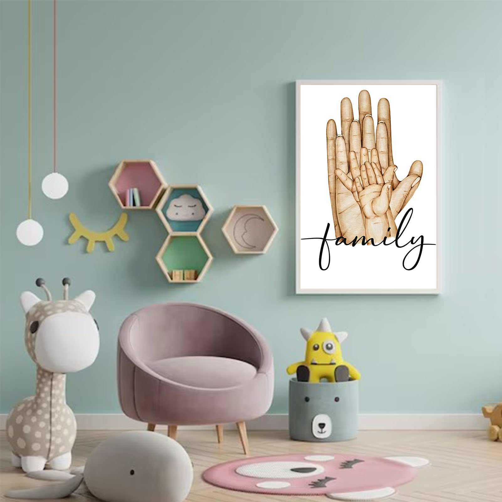 Home Decor Faust Bump Graffiti Kunst Leinwand Gemälde Straße Bunte Poster Und Drucke Wohnzimmer Wandkunst Bilder 30x60cmx1pcs Innerer Rahmen