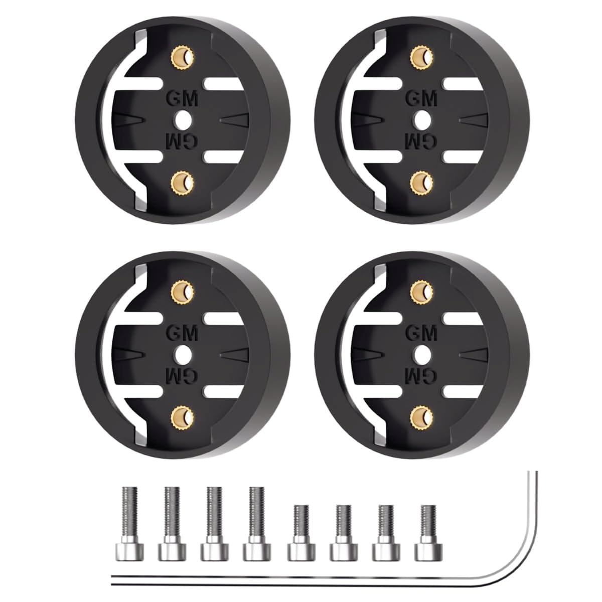 Mounts Replacement for Garmin, Bicycles GPS Adapter Insert Compatible with Garmin Edge and Varia OEM Mounts 4Pcs