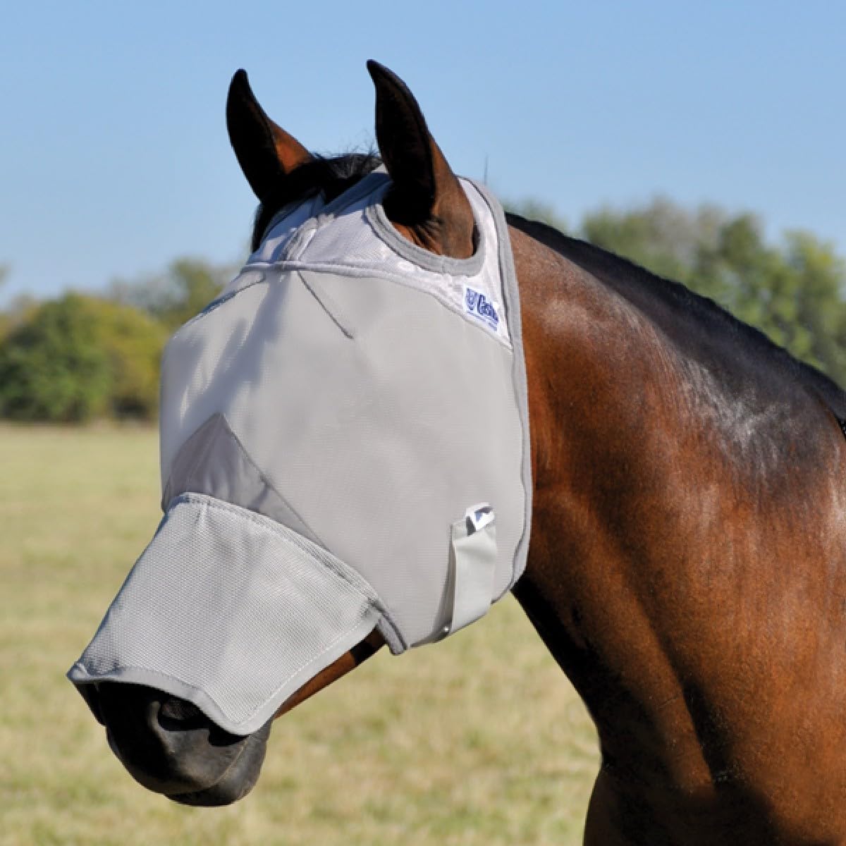 Cashel Crusader Fly Mask with Nose Without Ears (Warm Blood)