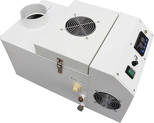 Miniatura 8 de Humidificador ultrasónico comercial Enfriador Pulverizador 13.2 lbsh Industrial Portable Fog Maker Gran Volumen 400-1000 Pies Cuadrados