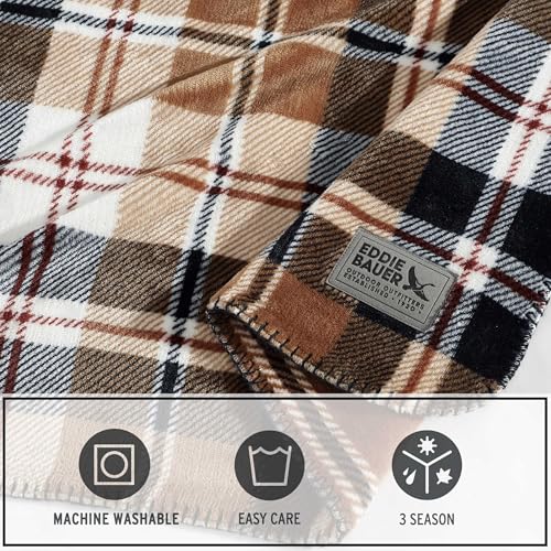 Eddie Bauer USHSEE1311083 King Blanket, Reversible Plush Bedding thumb #1