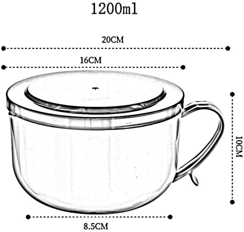 Scatola per Il Pranzo Isolante per Uomini E Donne Che Pranzano dal Vivo Scatola per Il Pranzo Scolastico Studente Ciotola di Spaghetti Istantanei Mensa Ufficio Lavoratore Scuola Superiore