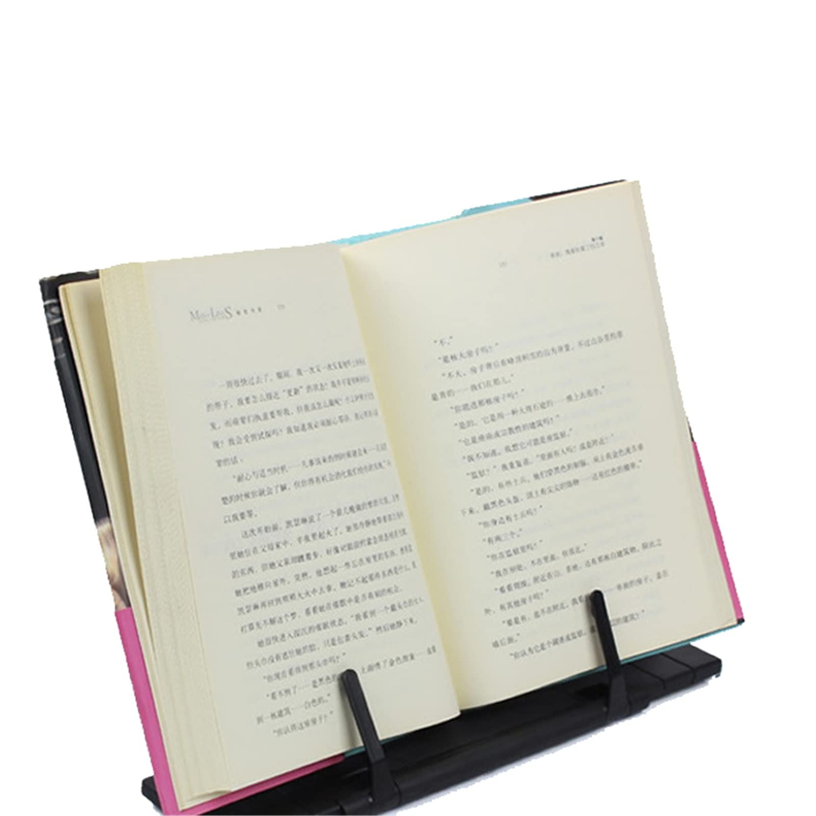 Soporte para Libros de Escritorio Soporte para Libros de Metal Soporte para Lectura Soporte para Libros con ángulo Ajustable Soporte para Documentos para Cocina, Oficina