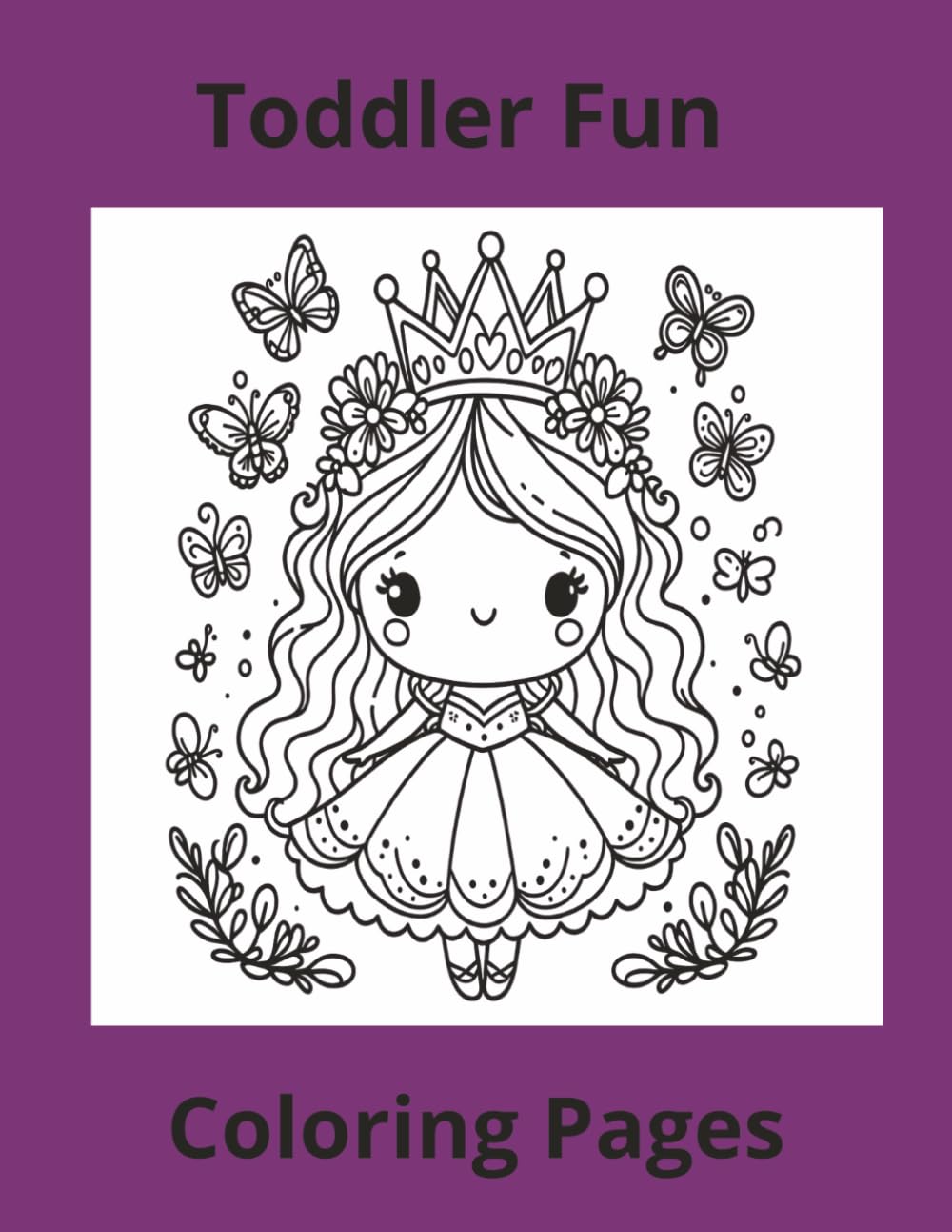 Toddler Fun Coloring Book: Let your toddler have fun coloring these fun easy and bold coloring pages