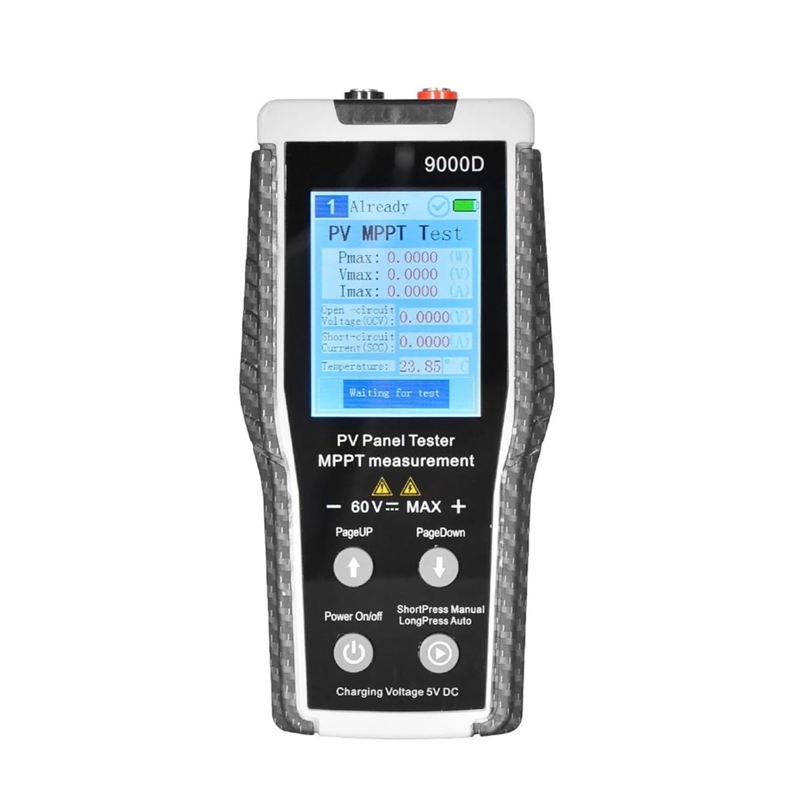 światłomierz, Tester paneli słonecznych 9000D 800 W z 2,8-calowym wyświetlaczem do modułów fotowoltaicznych