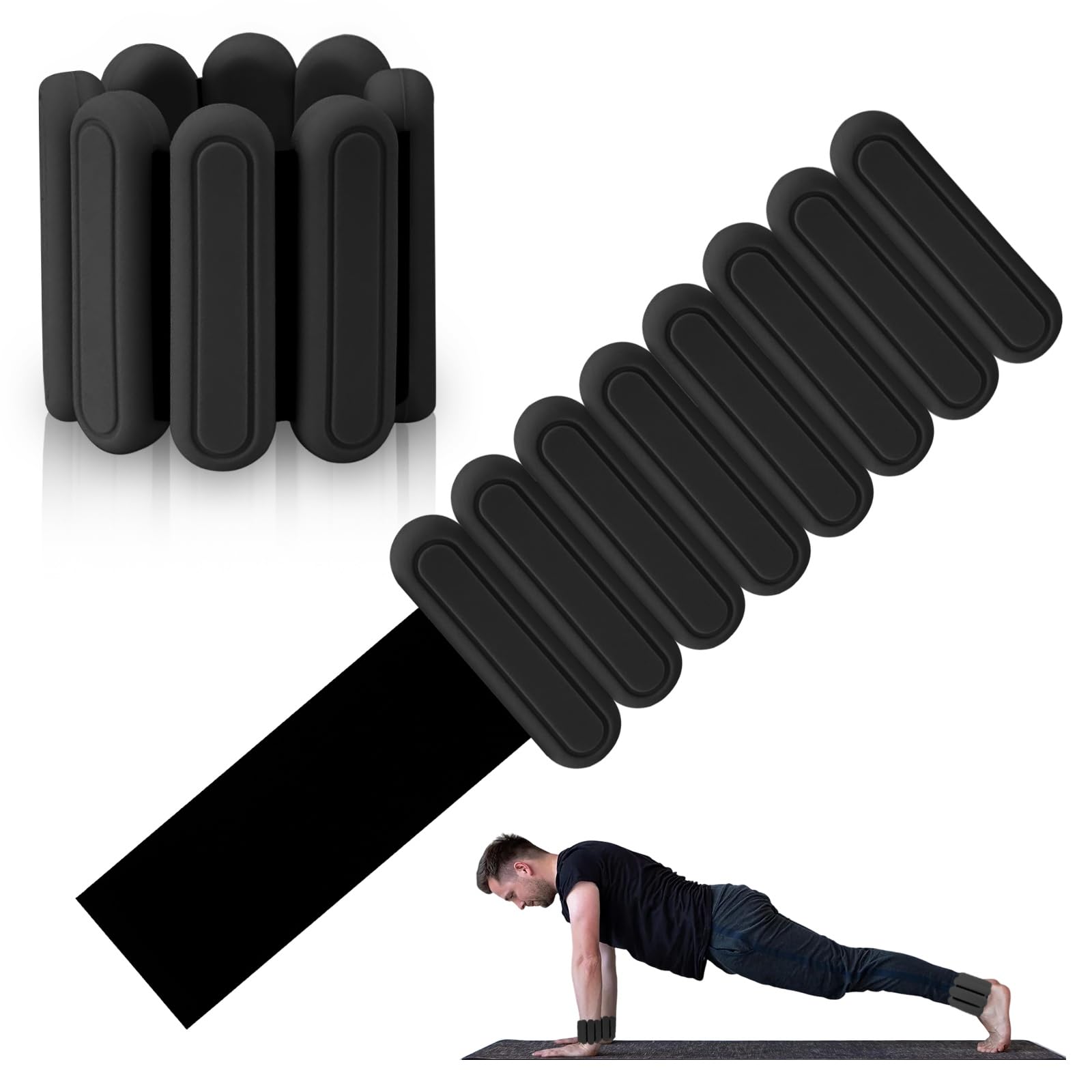 Adjustable Ankle Weights for Women Wrist Weights Set of 2 1LB Each - Durable Weight for Men Perfect