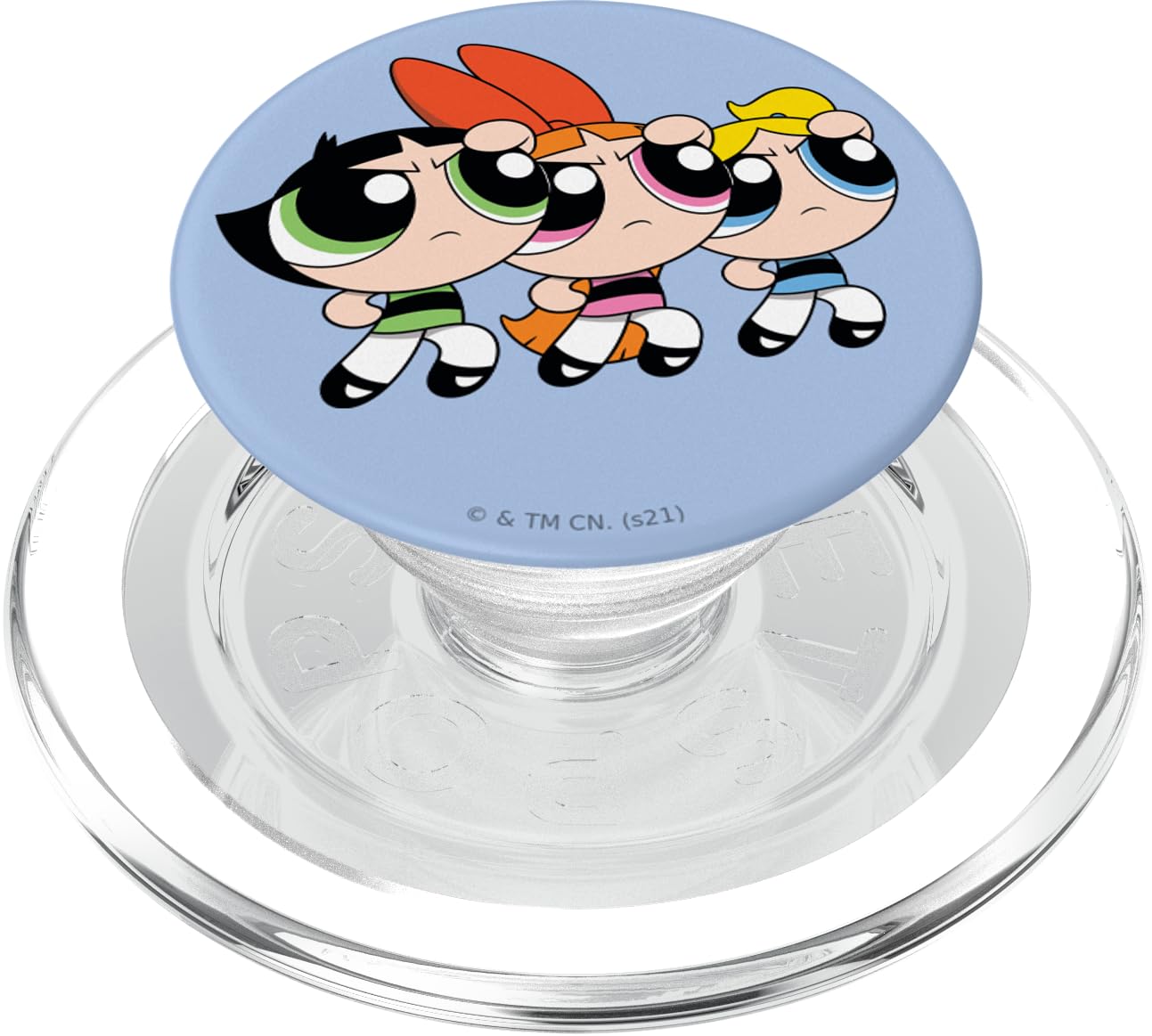 Powerpuff Girls On the Lookout for Trouble PopSockets PopGrip for MagSafe