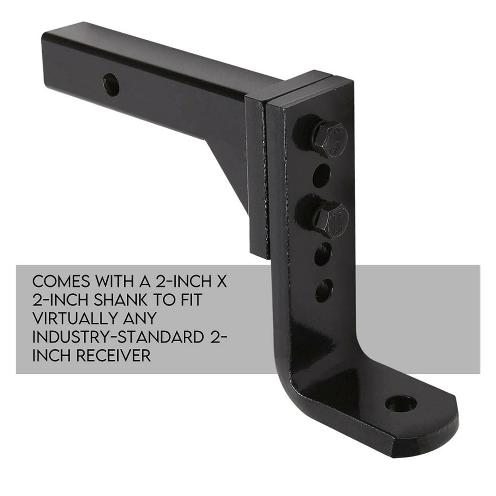 Zaczep przyczepy, Przyczepa 400. 0 kg. Regulowany wysokość holownictwa Hitch 50mm 2inch piłka holownicza kropla przyczepa(With 50mm ball pin)