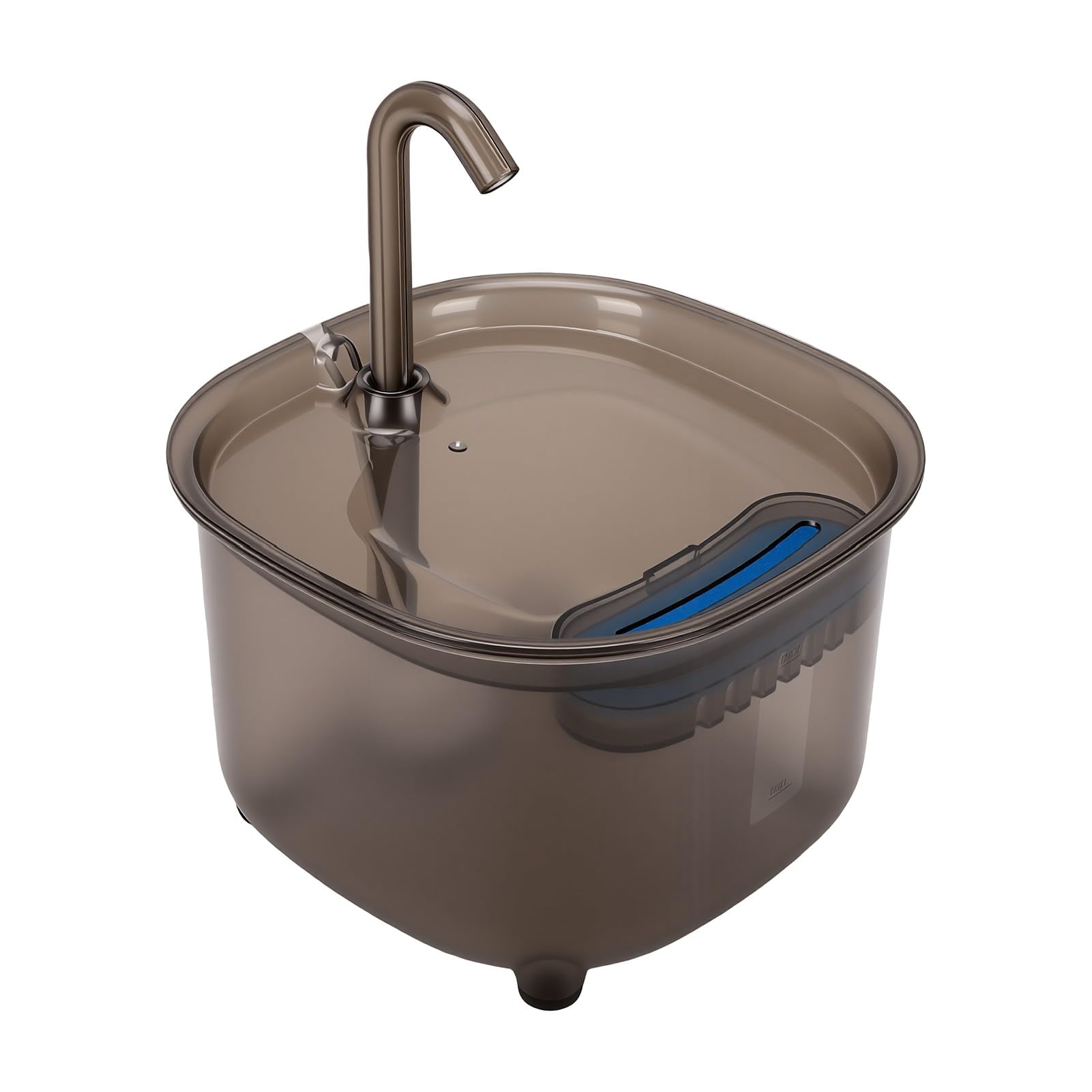 Fontanella per Animali con Pannello Solare 10W, Abbeveratoio Automatico per Gatti con Sensore Intelligente, capacità 2L per Interni Ed Esterni Cani Gatti