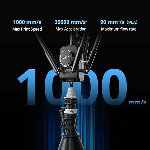 Miniatura 9 de Flsun Impresora 3D Super Racer más rápida de 7874ins 2800 velocidad de impresión de aceleración FDM Delta Impresoras 3D preensambladas con