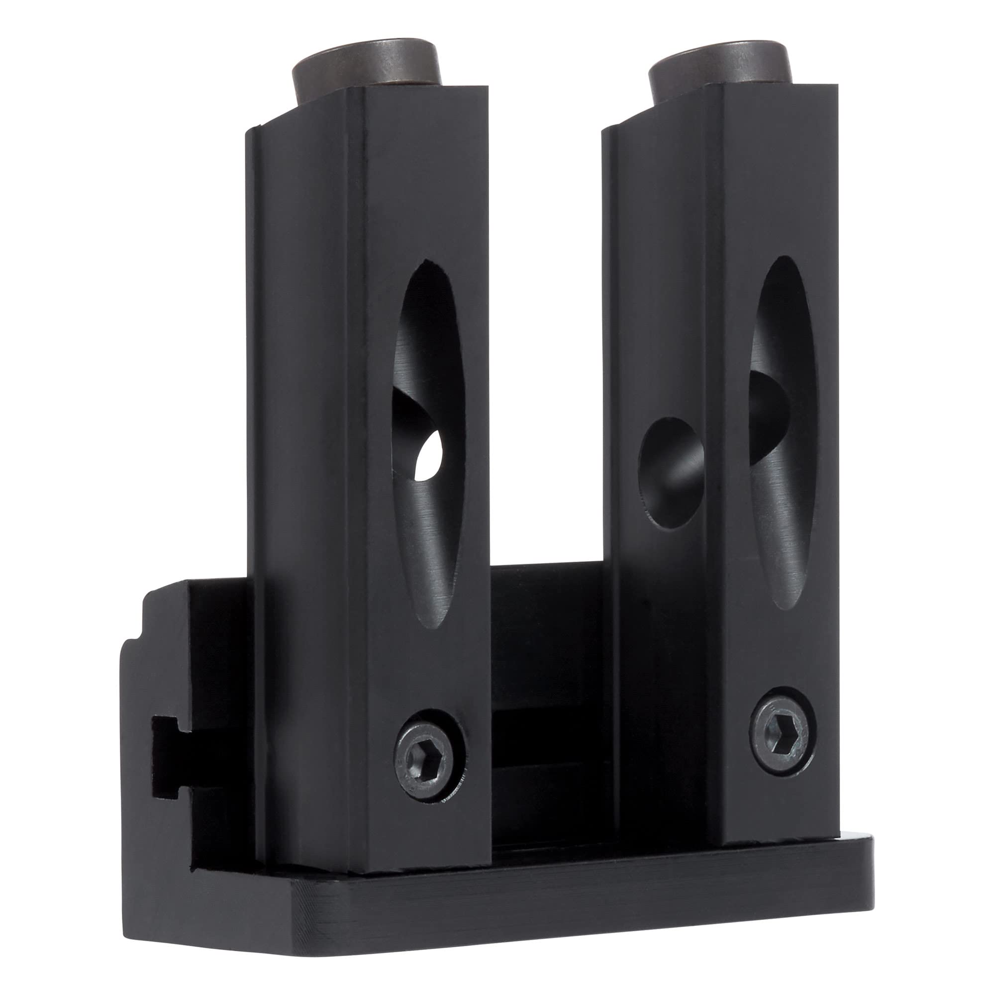 Trend Mini Doble Guía para Agujeros Ocultos con Broca HSS y Collar | Guía doble compacta para uniones de madera precisas: broca HSS, collar de profundidad, broca y tornillos, PH/JIG/M