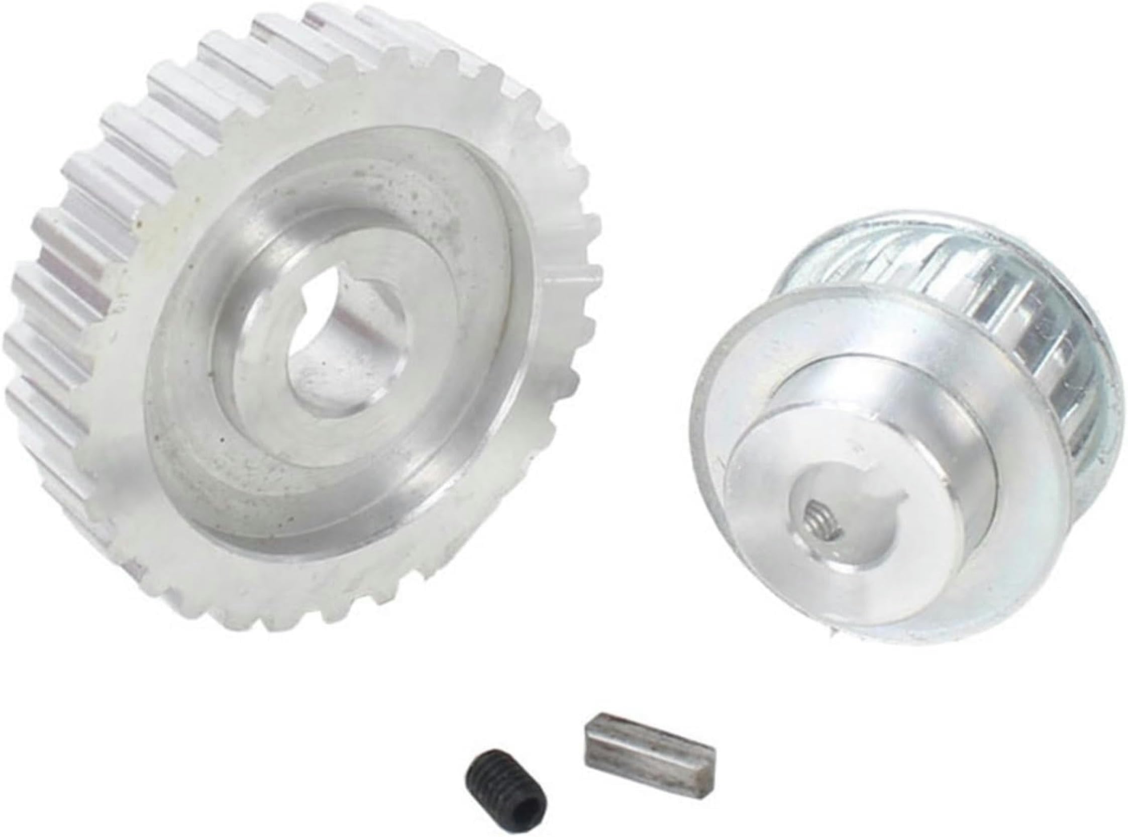 Pignon de distribution 8mm en métal pour tour CJ0618 (2 pièces)