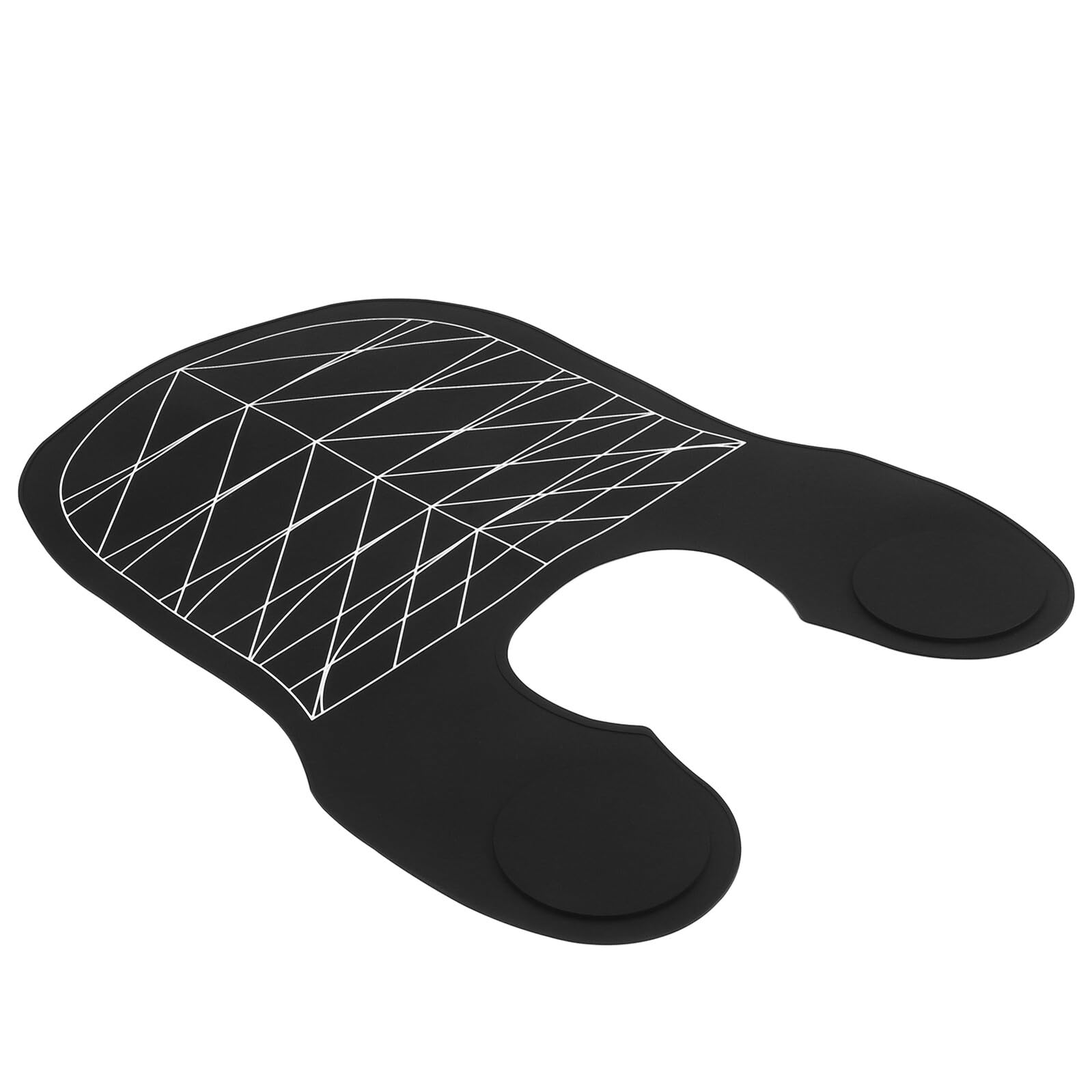 Capa de Silicona para Cortar el Pelo, Negra, Ligera para Peluquería