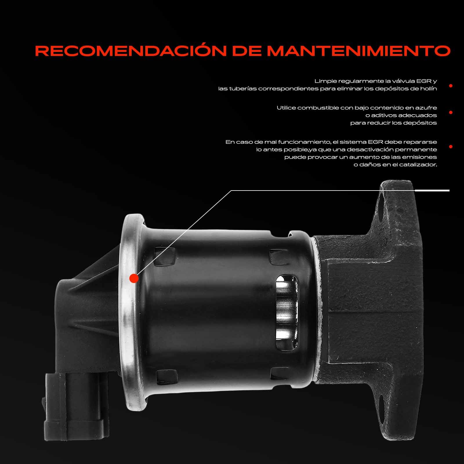 Frankberg Válvula EGR Compatible con Lacetti J200 1.6 Nubira Wagon J200 1.6 Nubira Berlina J200 1.6 Rezzo MPV U100 1.6 Rezzo U100 2.0 Replace# 555284,96253548
