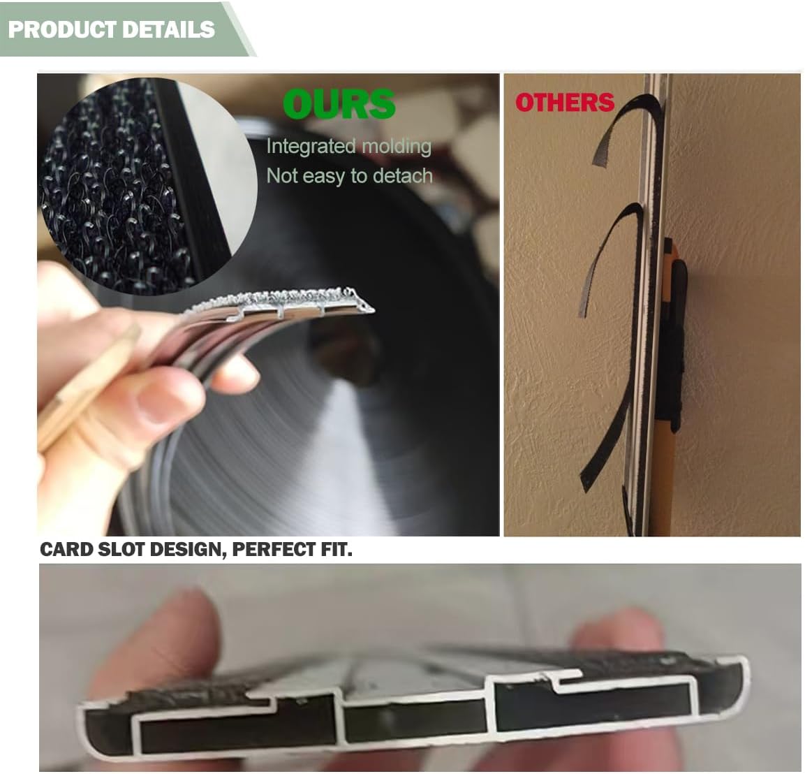 980Inch Hook and Loop Straps Replacement Set to Replace FGQ18000BK00 for Rubbermaid Commercial 18in FGQ56000YL00 Quick Connect Mopping Heads Accessories Replace FGQ5800 35inch FGQ560 570 550
