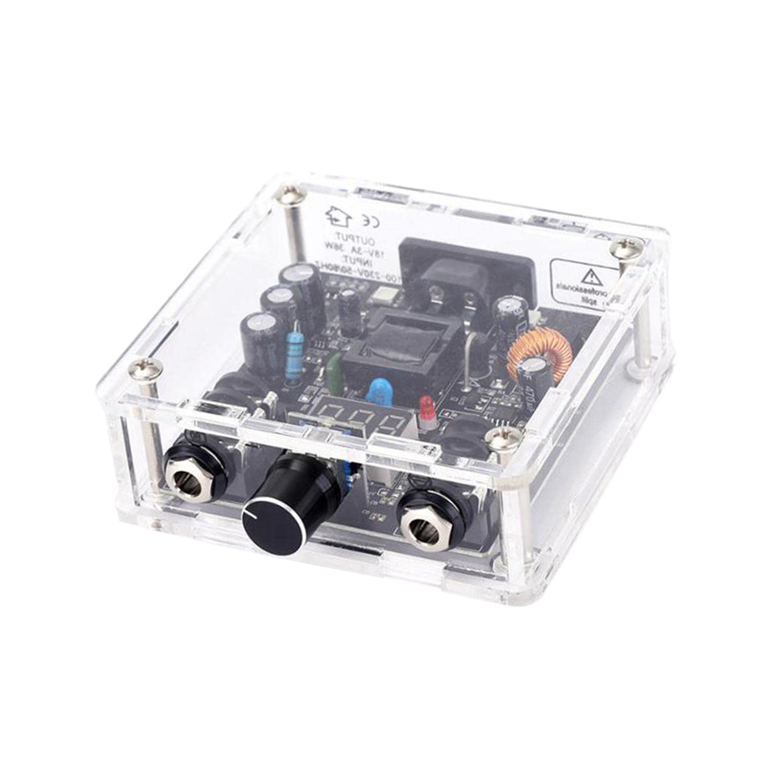 Professional Tattoo Power Supply Adjustable Color Leds Dual Output 0V-18V|Professional Complete Tattoo Kit & Supplies, Tattoo Ink Set with Accessories, Body Art Stencil Pack For All|-image-14