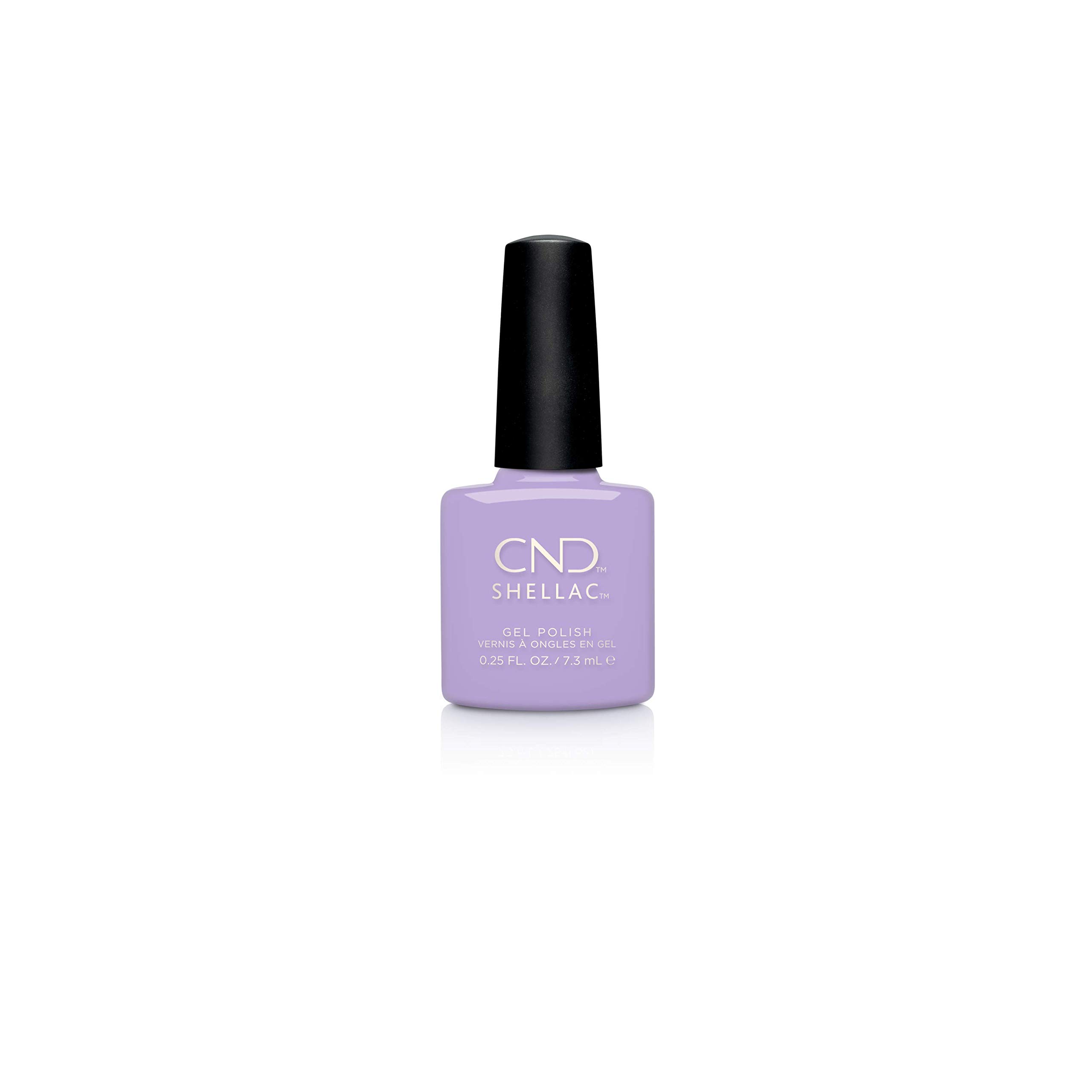 CND Shellac Gel Nail Polish, Long-lasting NailPaint Color with Curve-hugging Brush, Lilac/Purple Polish, 0.25 fl oz