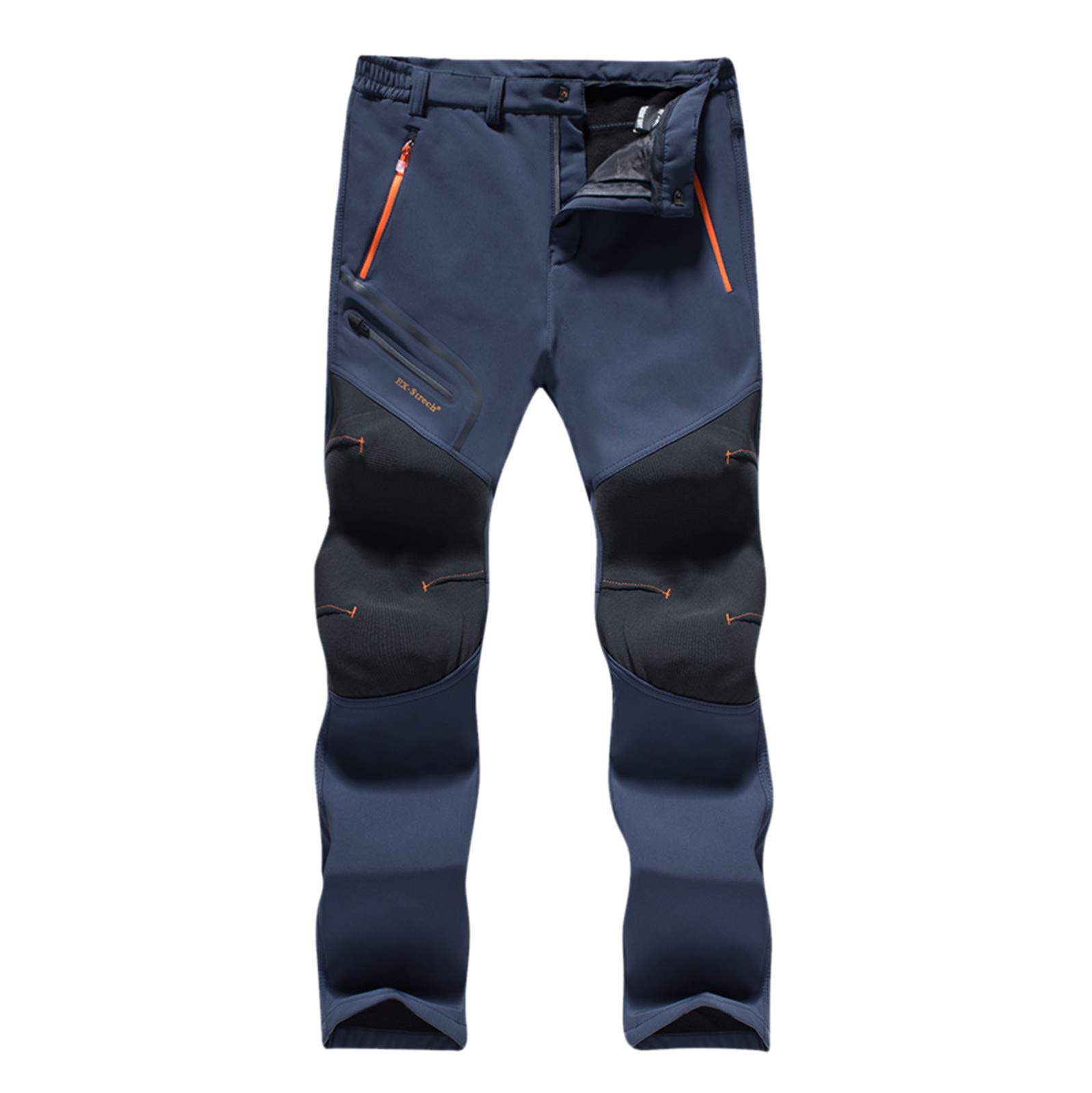 Pantalon Ski Homme Hiver – Softshell Imperméable, Coupe Ajustée, Léger & Chaud, Pour Outdoor & Loisirs