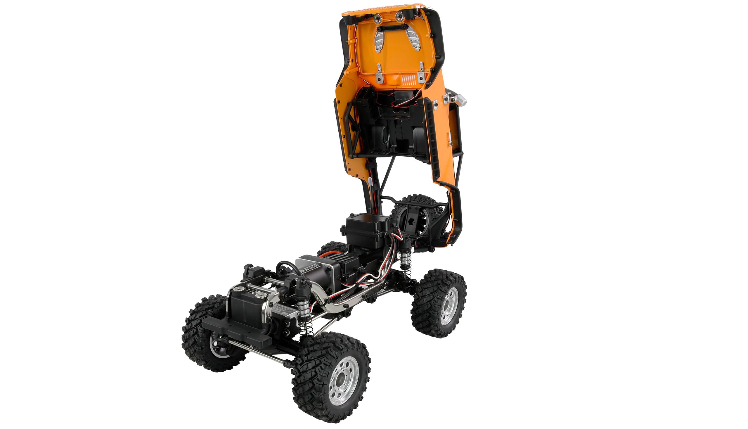 Amewi Hyper Go SC+ Scale Crawler Pro Version brushless FOC 1:12 RTR giallo RC telecomandato