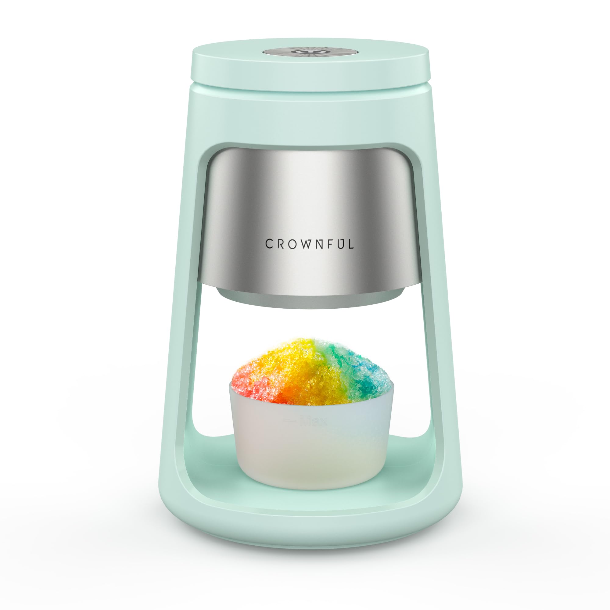 Photo 1 of ***USED*** CROWNFUL Shaved Ice Machine, Snow Cone Machine with 2 Ice Cups, Ice Shaver Machine for Snow Cones, Snowballs, Frozen Cocktails and More, Easy to DIY with Snow Cone Syrup at Home,Gifts for Men&Women