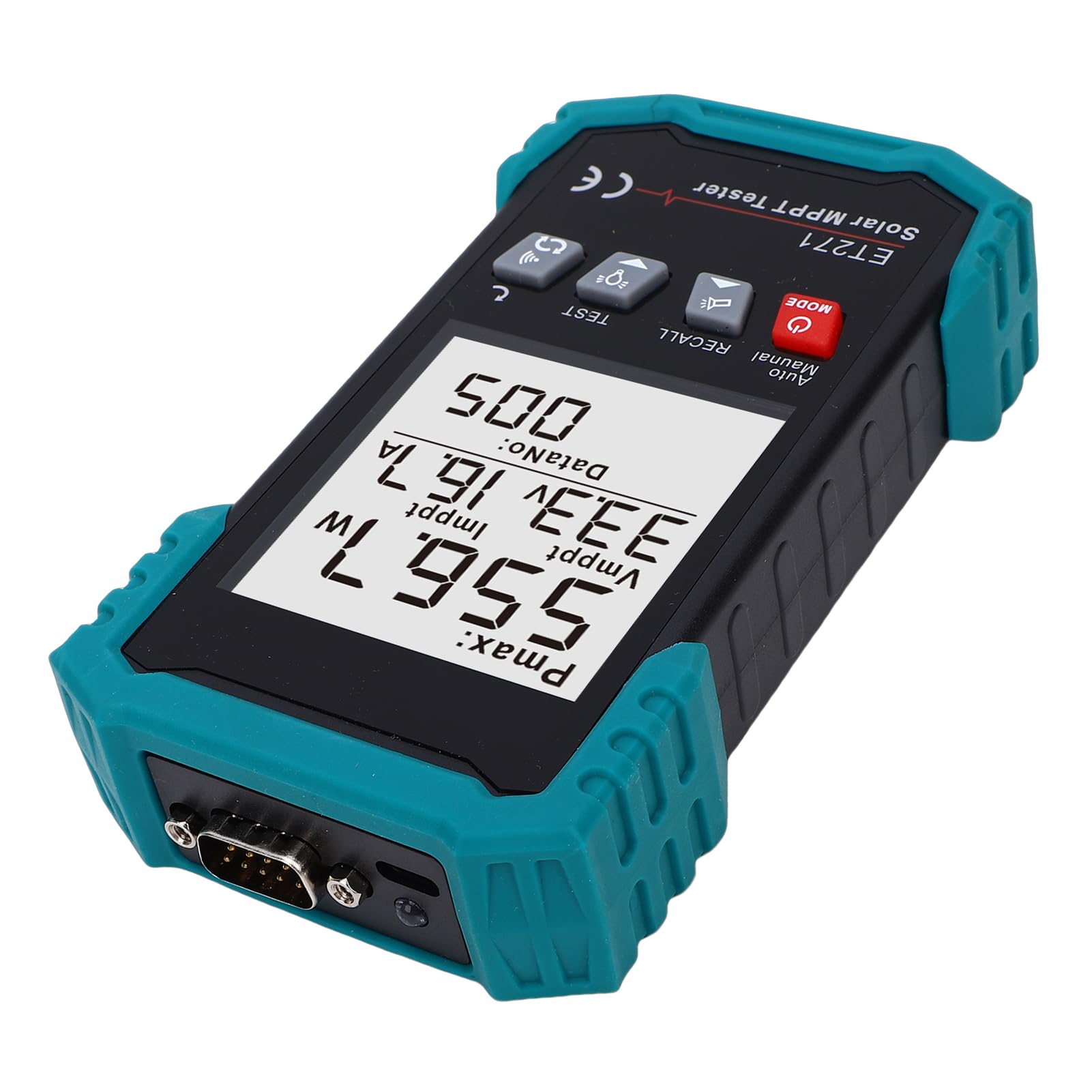 Ejoyous Tester per Pannelli Solari da 2000 W, Multimetro Fotovoltaico MPPT con Display LCD per Tensione a Circuito Aperto e Rilevamento Guasti nei Sistemi Solari