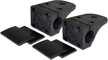 KC HiLiTES 73001 Tube Clamp Light Mounting Bracket Set for 0.75" to 1" Bar Pair