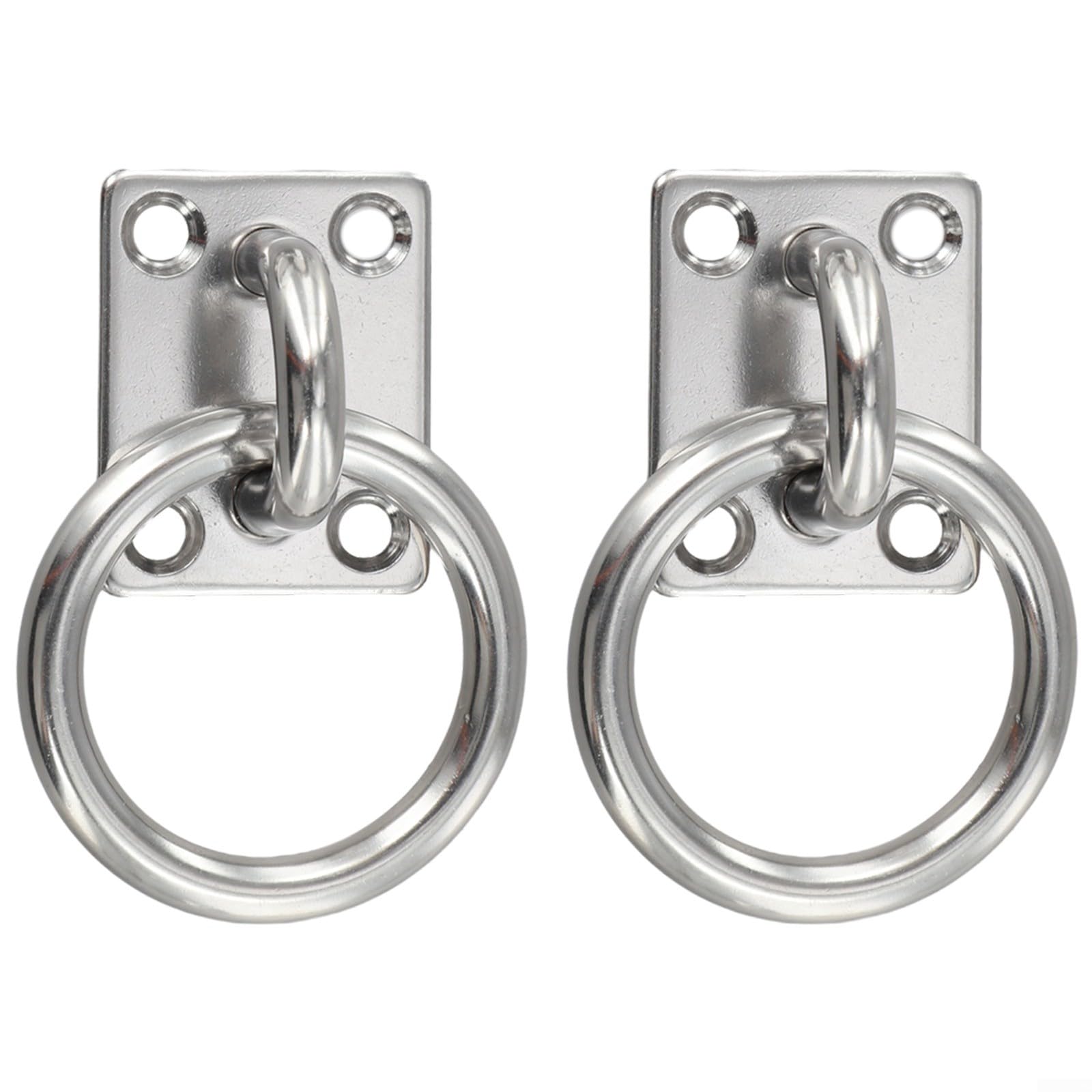 EffiFish HHeavy Duty Eye Bolt, Stainless Steel - M8 Eye Nuts, Track Mount Tie Down Eyelet To Hold Your Bungee Cord Or Ropes Anchoring, Anchoring Kit