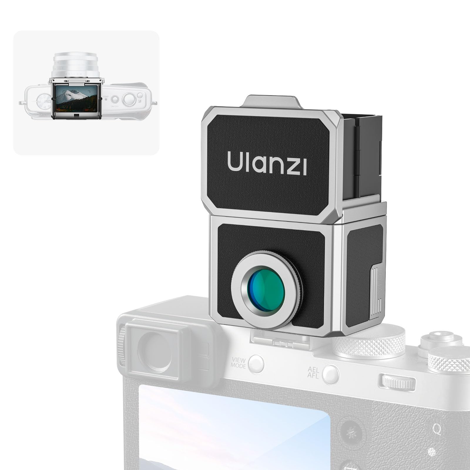 Amazon | Ulanzi VF01 ウエストレベルファインダー カメラ用 ビュー