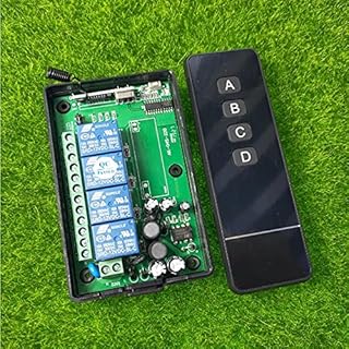 Universal RF 4CH AC220V RF Wireless Remote Control System Switch Electric Door Fan Lighting Car Power 433mhz or 315mhz - (Voltage: 220V, Size: 433mhz, Number of Gangs: 4-Gang)