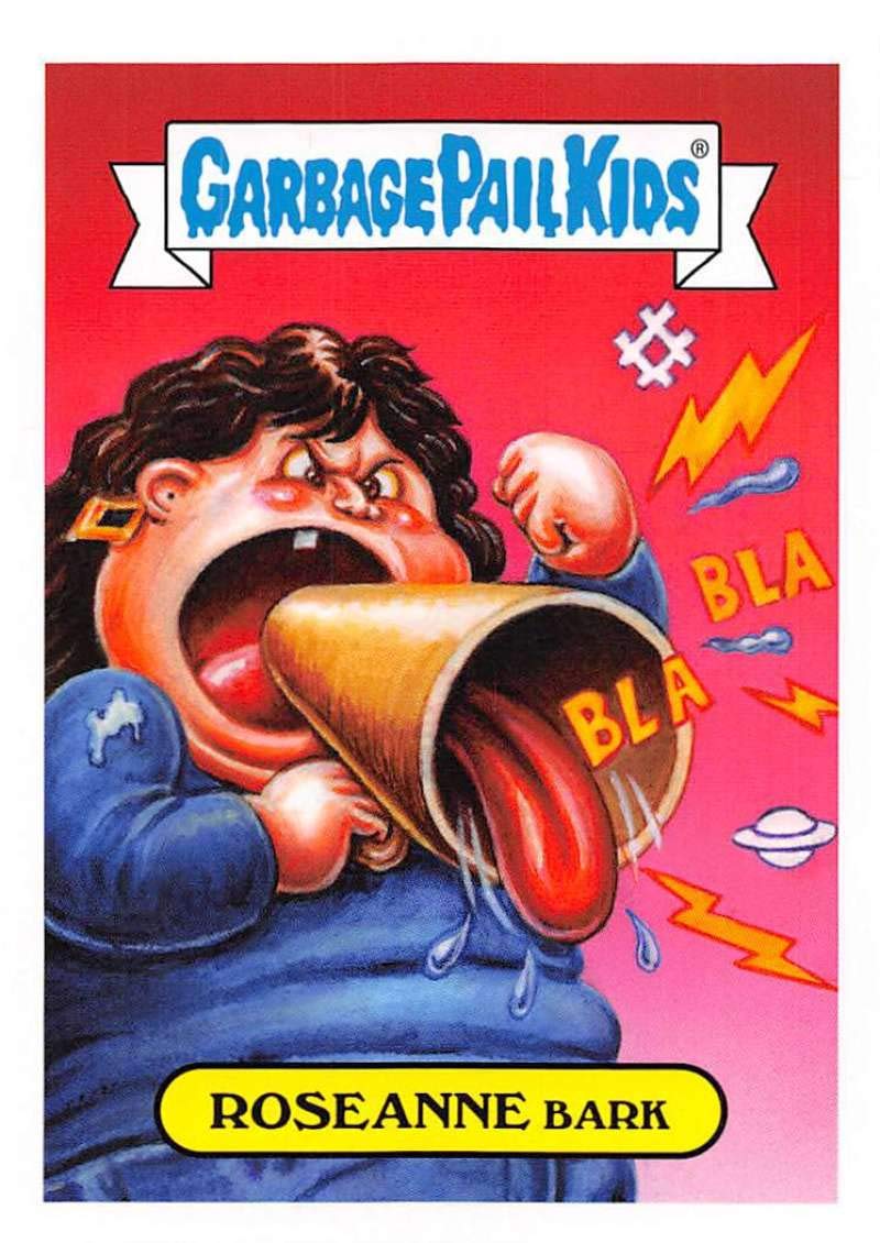 2019 Garbage Pail Kids We Hate the '90s TV Sticker #3a ROSEANNE BARK Sticker Trading Card