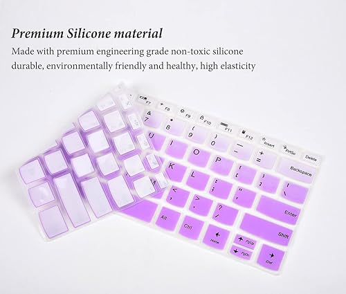 Vista 30 de Funda de teclado para portátil Lenovo Flex 5 14 2 en 1, Lenovo Idepad S540 de 14 pulgadas, Lenovo IdeaPad 5 de 14 pulgadas, Lenovo Ideapad Flex 5 5i