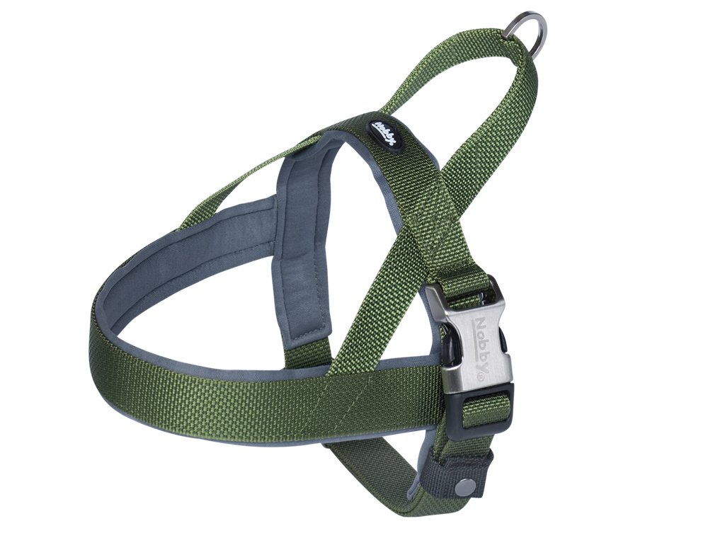 Pettorina Per Cane Nobby Classic Preno Royal | Imbottita In Neoprene, Grigio, 20mm - Foto 8