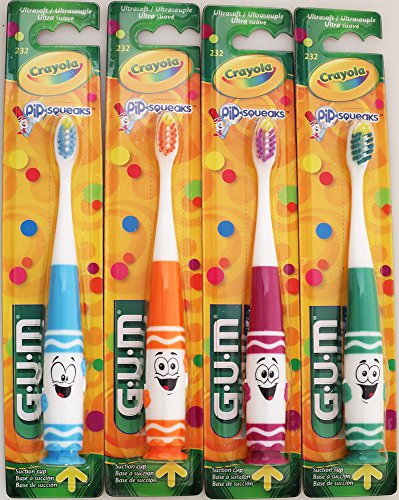 GUM Pip-Squeaks Kids Toothbrush - Ultrasoft (12 Pack)