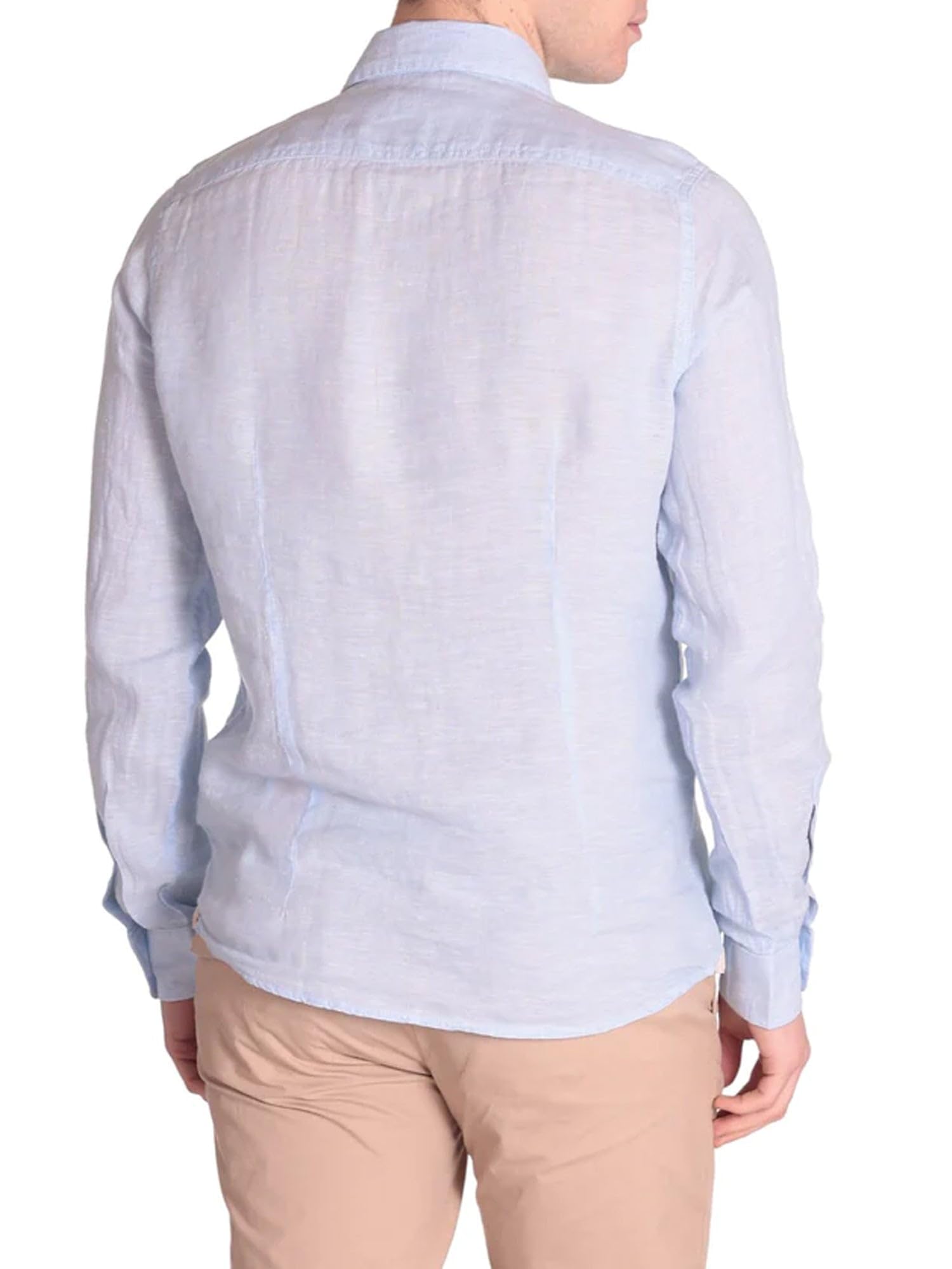 Markup Camicia Collo alla Francese Celeste - Medium