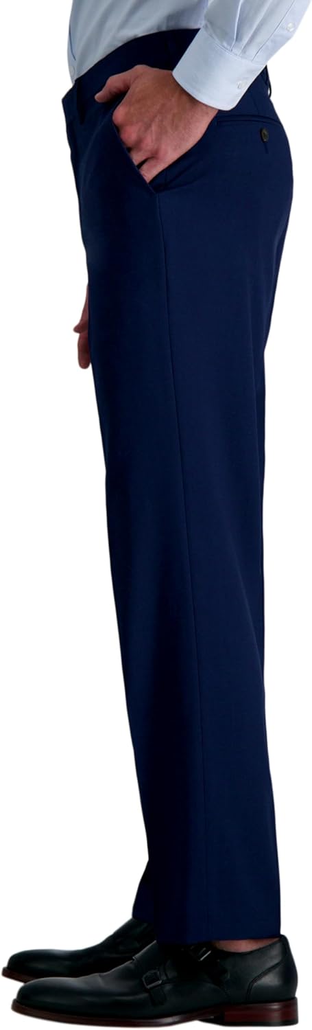 Haggar Mens Premium Comfort Dress Pant-Straight Fit Flat Front (Regular and Big & Tall Sizes) - Image 2