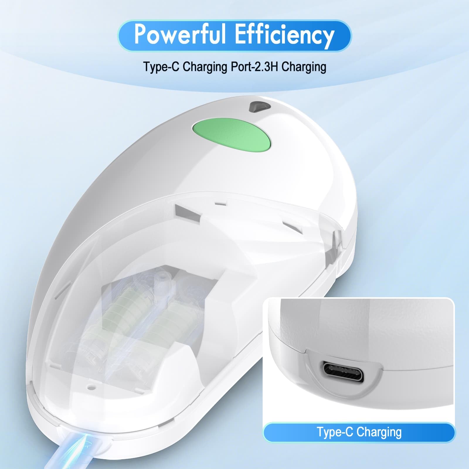 Abrelatas eléctrico, recargable y cable USB, abrelatas automático con operación de un solo toque, seguro para todos los tamaños de latas, abrelatas de cocina para personas mayores, artritis y mamá