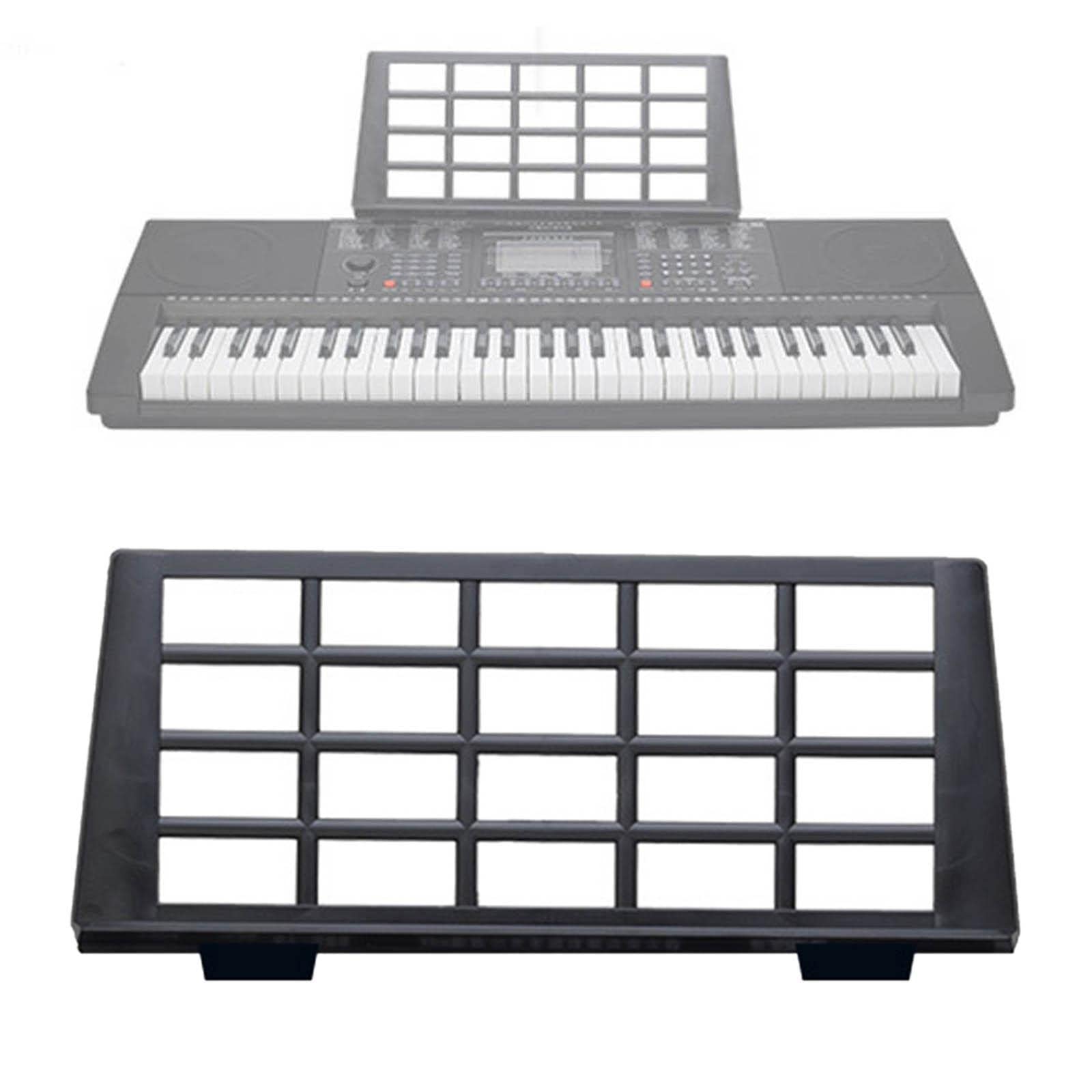 5 set tastiera spartiti leggio facile installare 1x per principianti organo elettronico, stile 1