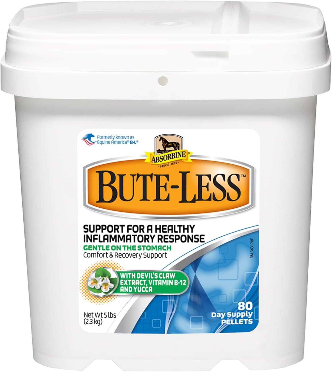 Bute-Less Comfort & Recovery Supplement Pellets, Healthy Inflammatory Response, 5 lb / 80 Day Supply