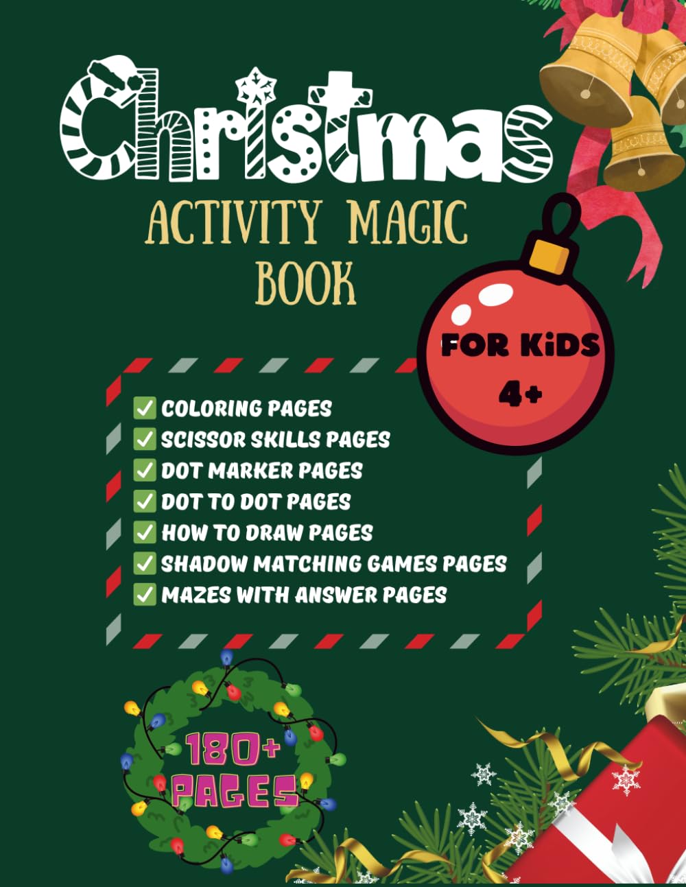 Big Christmas Activity Book for Kids: 180+ Fun Holiday Activities