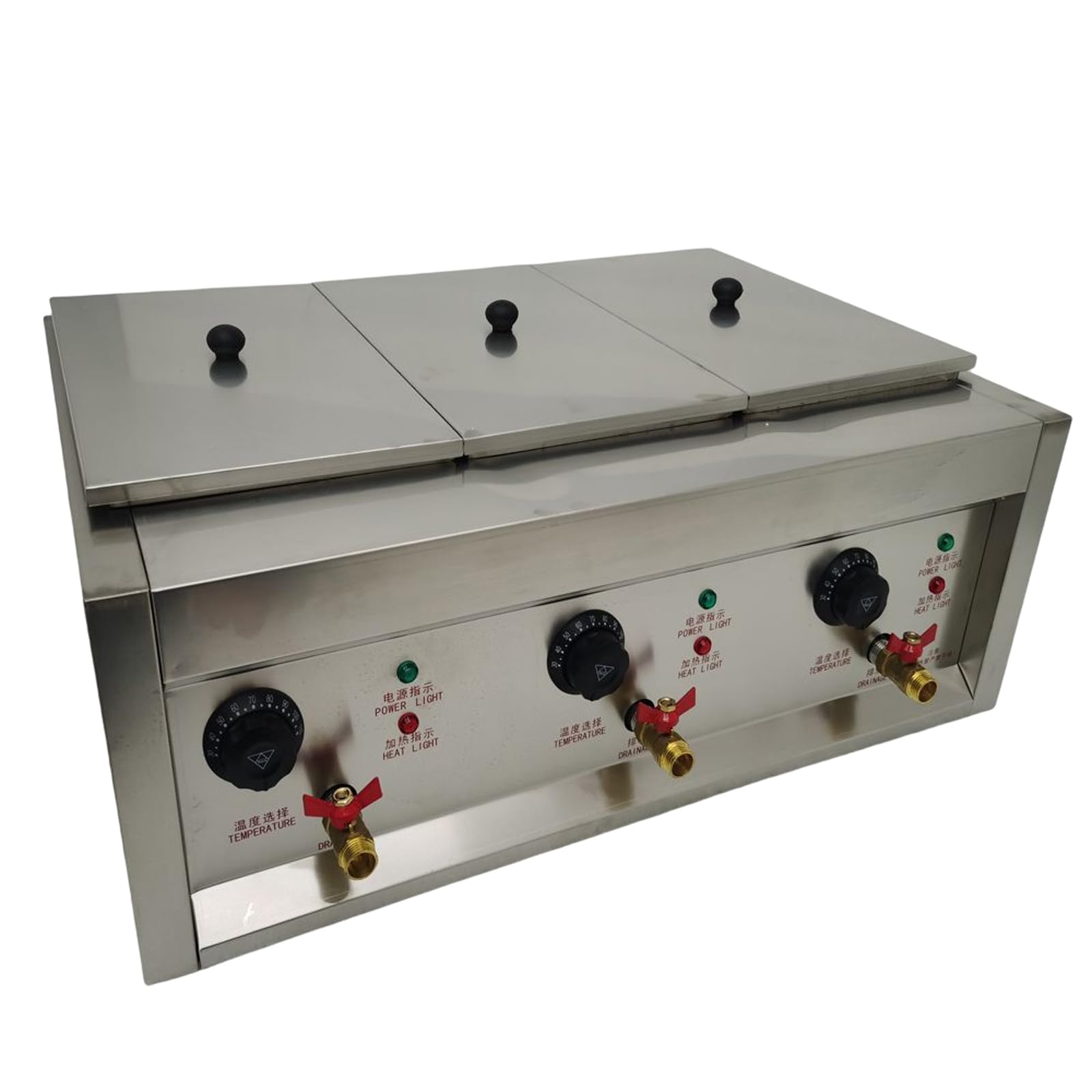 WYDDDARY 220V 6000W 6 Holes Noodles Cooker Machine Table Top Commercial Electric Pasta Cooker Pasta Cooking Tool with 6 Noodle Filter NO Plug